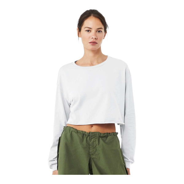BELLA + CANVAS 6501 Women’s FWD Fashion Crop Long Sleeve Tee