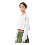 BELLA + CANVAS 6501 Women’s FWD Fashion Crop Long Sleeve Tee