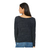 BELLA + CANVAS 8850 Women’s Flowy Off Shoulder Long Sleeve Tee