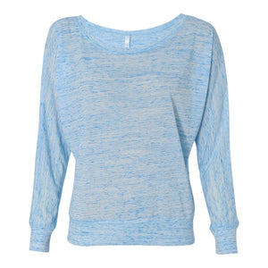 BELLA + CANVAS 8850 Women’s Flowy Off Shoulder Long Sleeve Tee - 