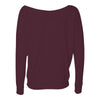 BELLA + CANVAS 8850 Women’s Flowy Off Shoulder Long Sleeve Tee