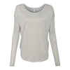BELLA + CANVAS 8852 Women’s Flowy 2x1 Ribbed Long Sleeve Tee