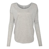 BELLA + CANVAS 8852 Women’s Flowy 2x1 Ribbed Long Sleeve Tee