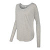 BELLA + CANVAS 8852 Women’s Flowy 2x1 Ribbed Long Sleeve Tee