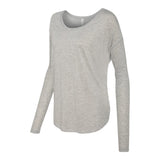 BELLA + CANVAS 8852 Women’s Flowy 2x1 Ribbed Long Sleeve Tee
