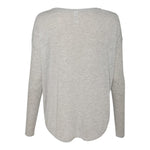 BELLA + CANVAS 8852 Women’s Flowy 2x1 Ribbed Long Sleeve Tee