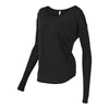 BELLA + CANVAS 8852 Women’s Flowy 2x1 Ribbed Long Sleeve Tee