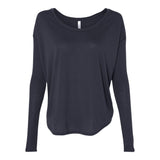 BELLA + CANVAS 8852 Women’s Flowy 2x1 Ribbed Long Sleeve Tee