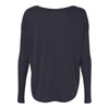 BELLA + CANVAS 8852 Women’s Flowy 2x1 Ribbed Long Sleeve Tee