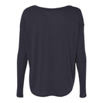 BELLA + CANVAS 8852 Women’s Flowy 2x1 Ribbed Long Sleeve Tee