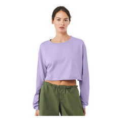 BELLA + CANVAS 6501 Women’s FWD Fashion Crop Long Sleeve Tee - 