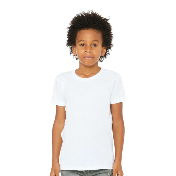 Bella + Canvas 3001YCVC Youth Kids CVC Unisex Jersey Tee T-Shirt