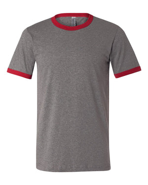 Bella+Canvas 3055 Jersey Heather Ringer Tee - 
