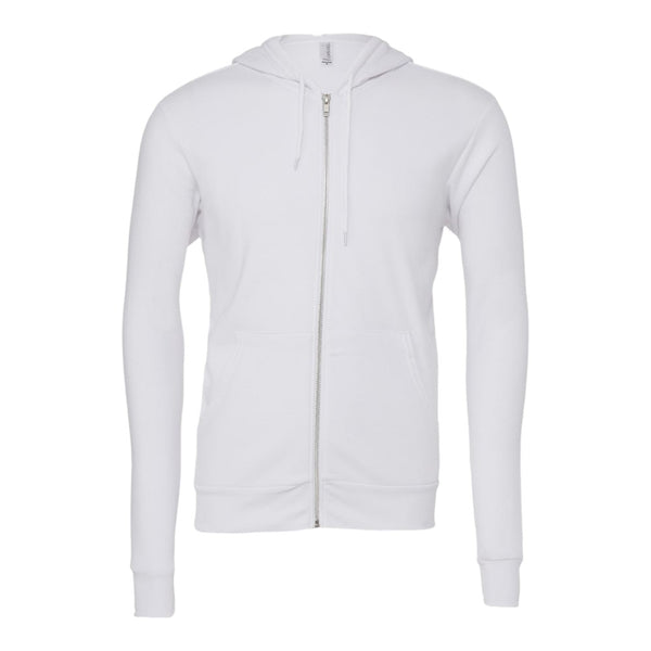 BELLA + CANVAS 3739 Unisex Sponge Fleece Full-Zip Hoodie Sweatshirt