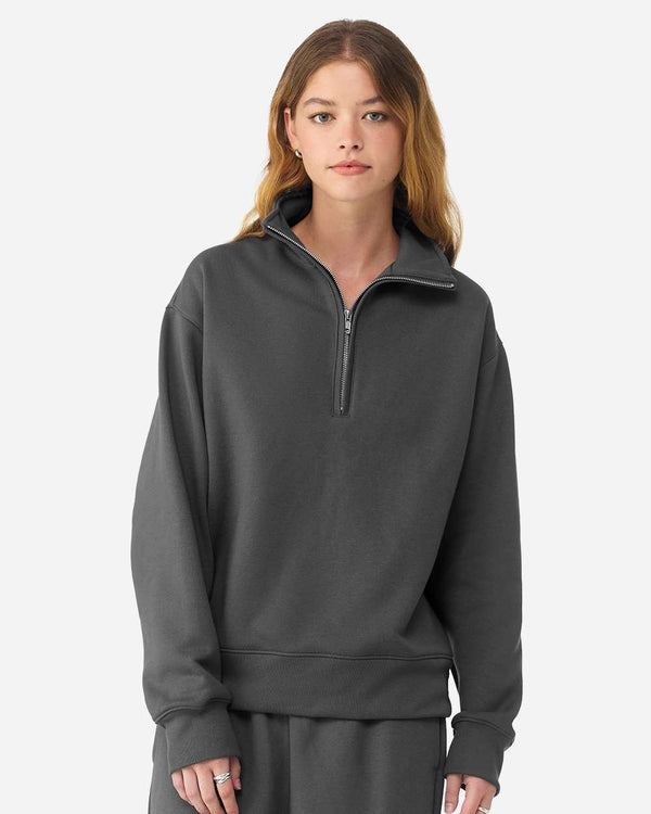 BELLA+CANVAS 4740 Unisex 10 oz Quarter-Zip Pullover Sweatshirt