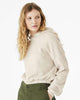 Bella + Canvas 7506 - FWD Fashion Women's Sponge Fleece Cinched Bottom Hoodie