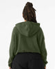 Bella + Canvas 7506 - FWD Fashion Women's Sponge Fleece Cinched Bottom Hoodie