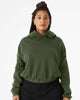 Bella + Canvas 7506 - FWD Fashion Women's Sponge Fleece Cinched Bottom Hoodie
