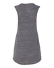 Bella + Canvas 8803 Women's Flowy Scoop Muscle Tank - Asphalt Slub