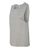 Bella + Canvas 8803 Women's Flowy Scoop Muscle Tank - Athletic Heather