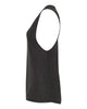 Bella + Canvas 8803 Women's Flowy Scoop Muscle Tank - Black Heather
