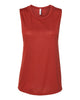 Bella + Canvas 8803 Women's Flowy Scoop Muscle Tank - Brick