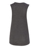 Bella + Canvas 8803 Women's Flowy Scoop Muscle Tank - Dark Grey Heather