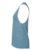 Bella + Canvas 8803 Women's Flowy Scoop Muscle Tank - Denim Slub