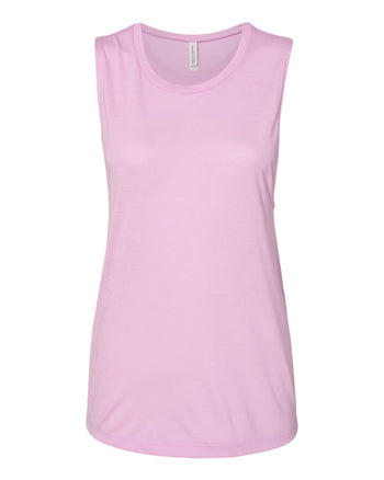 Bella + Canvas 8803 Women's Flowy Scoop Muscle Tank - Lilac