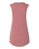 Bella + Canvas 8803 Women's Flowy Scoop Muscle Tank - Mauve