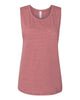 Bella + Canvas 8803 Women's Flowy Scoop Muscle Tank - Mauve Slub