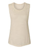 Bella + Canvas 8803 Women's Flowy Scoop Muscle Tank - Natural Slub
