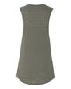 Bella + Canvas 8803 Women's Flowy Scoop Muscle Tank - Olive Slub