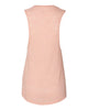 Bella + Canvas 8803 Women's Flowy Scoop Muscle Tank - Peach Slub