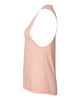 Bella + Canvas 8803 Women's Flowy Scoop Muscle Tank - Peach Slub