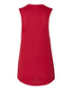 Bella + Canvas 8803 Women's Flowy Scoop Muscle Tank - Red