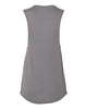 Bella + Canvas 8803 Women's Flowy Scoop Muscle Tank - Storm