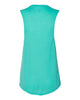 Bella + Canvas 8803 Women's Flowy Scoop Muscle Tank - Teal