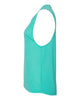 Bella + Canvas 8803 Women's Flowy Scoop Muscle Tank - Teal