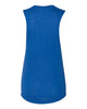 Bella + Canvas 8803 Women's Flowy Scoop Muscle Tank - True Royal