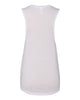 Bella + Canvas 8803 Women's Flowy Scoop Muscle Tank - White