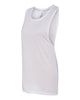 Bella + Canvas 8803 Women's Flowy Scoop Muscle Tank - White