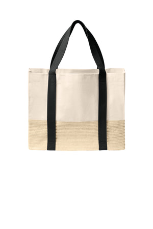 Port Authority BG450 Straw Market Tote - 