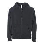 Independent Trading Co PRM15YSBZ Youth Lightweight Special Blend Raglan Zip Hood