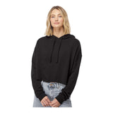 Independent Trading Co AFX64CRP Women's Lightweight Crop Hooded Sweatshirt