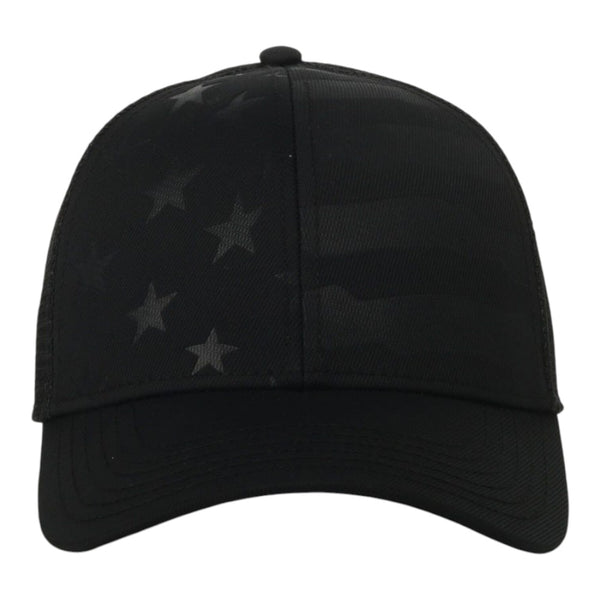 Outdoor Cap USA-751M Debossed American Flag Mesh Back Cap