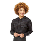Independent Trading Co AFX64CRP Women's Lightweight Crop Hooded Sweatshirt