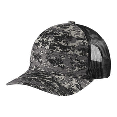 Port Authority C404 Digi Camo Snapback Trucker Cap - 