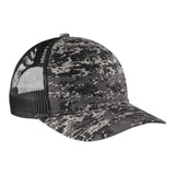 Port Authority C114 Digi Camo Snapback Trucker Cap