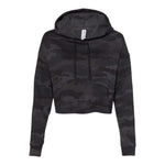 Independent Trading Co AFX64CRP Women's Lightweight Crop Hooded Sweatshirt